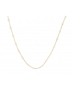 Gargantilha com pérolas - 0009631 Gargantilha com pérolas - 0009631